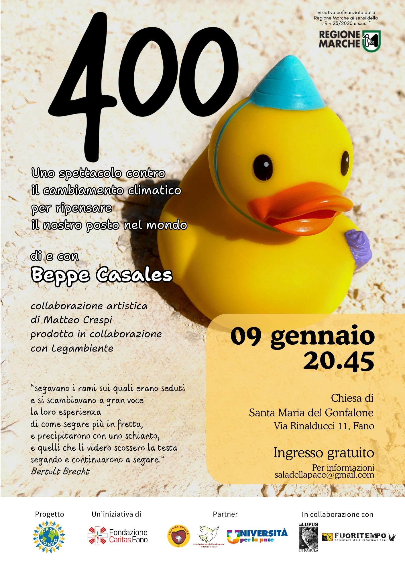 "400": spettacolo teatrale