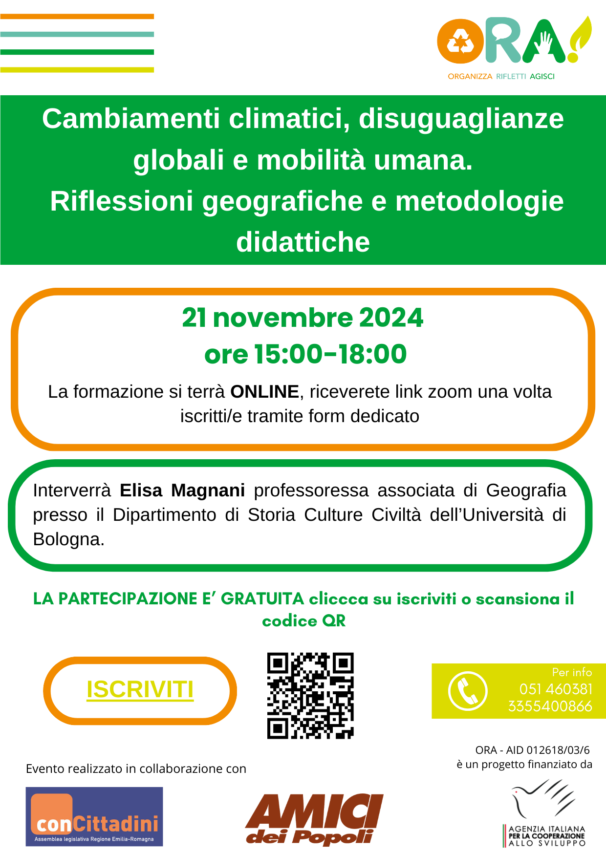 "Cambiamenti climatici, disuguaglianze globali e mobilità umana: Riflessioni geografiche e metodologie didattiche."